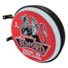 Bedford Red 12v Retro LED Bar Mancave light sign