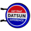 Datsun Embossed 12v LED Retro Bar Mancave Light Sign