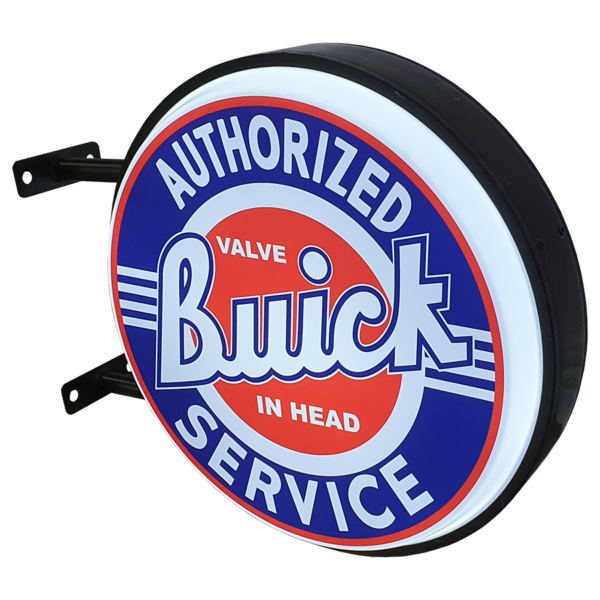 Buick Service 12v LED Retro Bar Mancave Light Sign