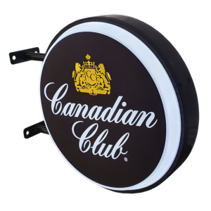 Canadian Club 12v LED Retro Bar Mancave Light Sign