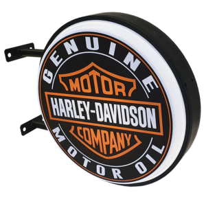 Harley Davidson Oil 12v LED Bar Mancave Light Sign