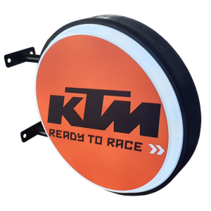 KTM Ready To Race 12v LED Retro Bar Mancave Light Sign