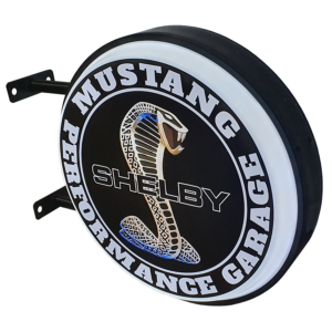 Shelby Mustang Garage 12v LED Retro Bar Mancave Light Sign