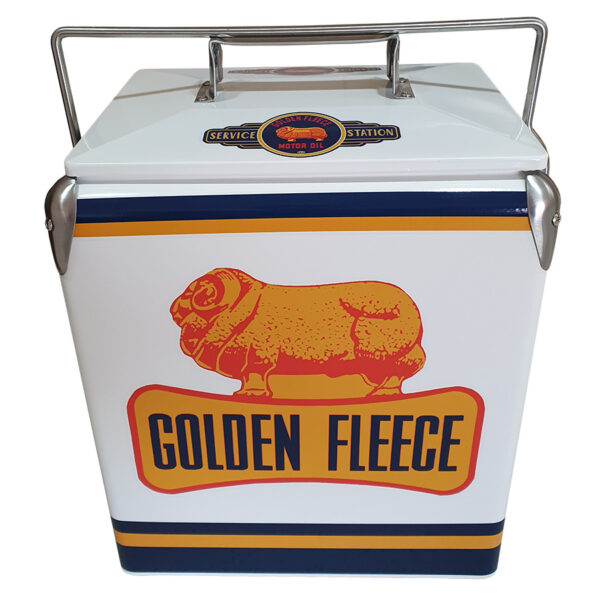 Golden Fleece Retro Esky - Ethyl - 17lt Retro Cooler - Front