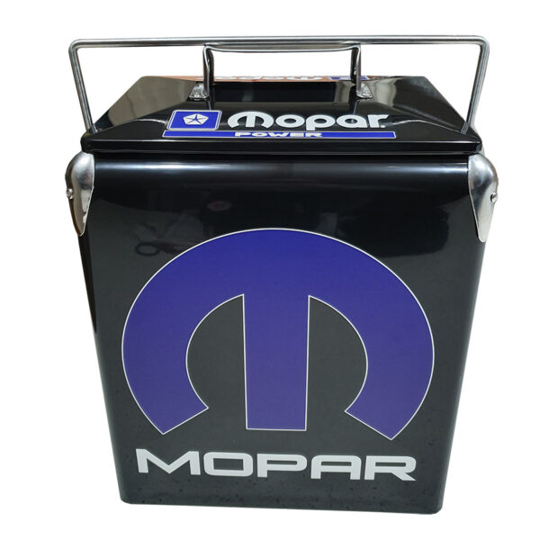 MoPar Black Retro Esky - 17lt Retro Cooler - Front