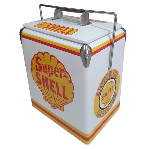 Shell Super Retro Esky - 17lt Retro Cooler - Corner 2