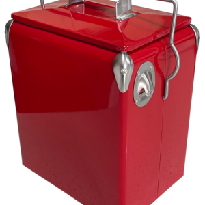 17lt Retro Esky Cooler – Retro Cooler Style – Plain Red